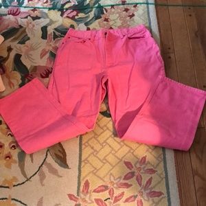 Ladies size 16, 100% cotton, hot pink jeans, spring, reunions, any occasion